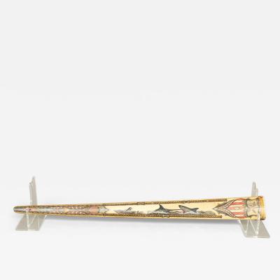 Kenneth L MacLean Decorated Swordfish Bill