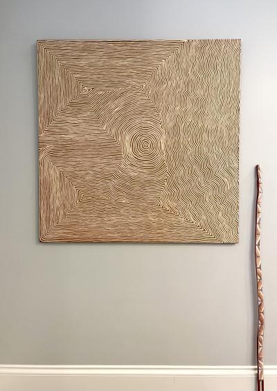 Kenny Williams Tjampitjinpa Contemporary Australian Aboriginal Painting by Kenny Williams Tjampitjinpa