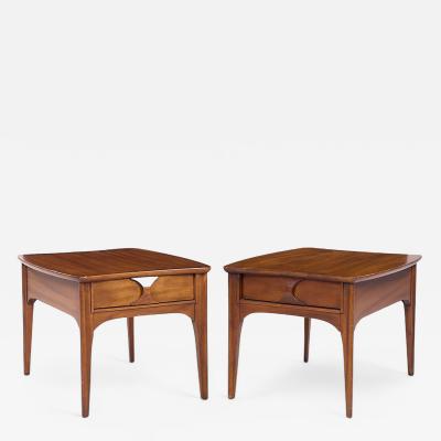 Kent Coffey Kent Coffey Perspecta Mid Century Side Tables Pair