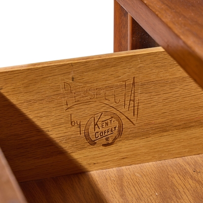 Kent Coffey Kent Coffey Perspecta Mid Century Walnut and Rosewood 9 Drawer Dresser