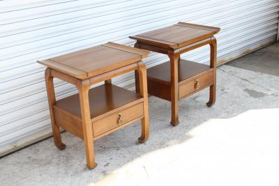Kent Coffey Pair Midcentury Kent Coffey End Tables or Nightstands