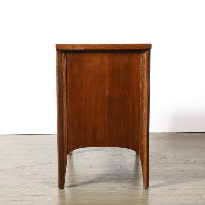Kent Coffey Pair of Mid Century Perspecta Nightstands W Sculptural Front by Kent Coffey