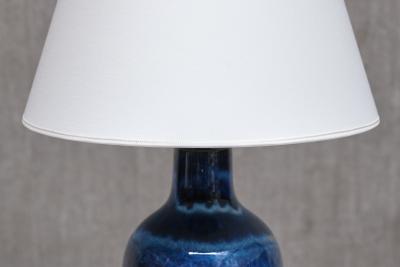 Kent Eriksson Kent Eriksson Table Lamp in Gradient Blue Glaze Designhuset Sweden 1970s