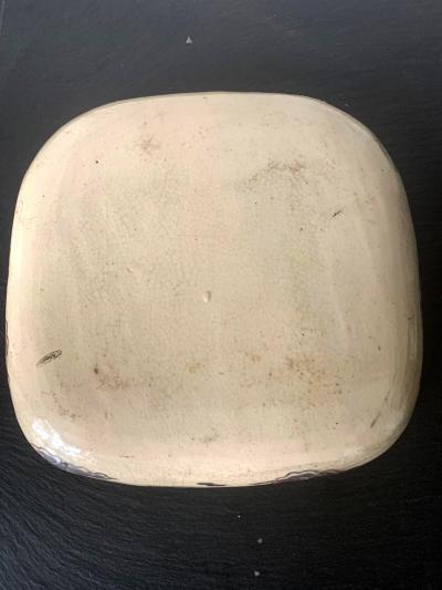 Kenzan Ogata Japanese Ceramic Dish Meiji Ogata Kenzan