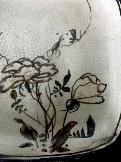 Kenzan Ogata Japanese Ceramic Dish Meiji Ogata Kenzan