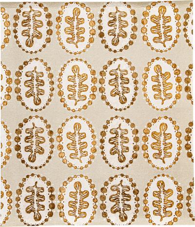 Kerry Joyce leaves pearls wallcoverings