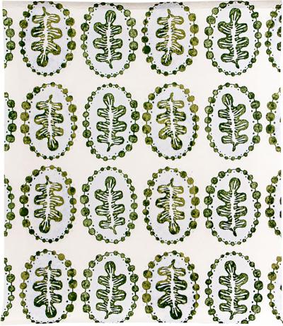 Kerry Joyce leaves pearls wallcoverings