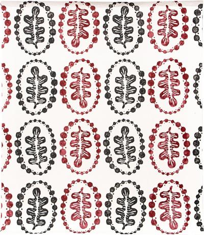 Kerry Joyce leaves pearls wallcoverings