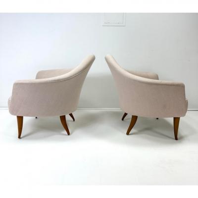 Kerstin H rlin Holmquist 1950s Pair of Kerstin Horlin Holmquist Little Adam Chairs