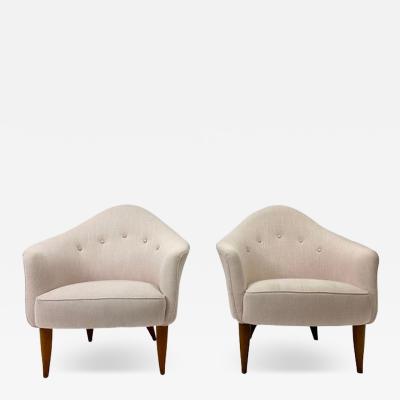 Kerstin H rlin Holmquist 1950s Pair of Kerstin Horlin Holmquist Little Adam Chairs
