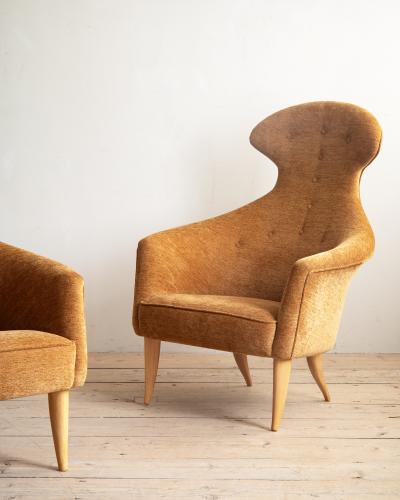Kerstin H rlin Holmquist 20th century Easy Chairs by Kerstin H rlin Holmqvist