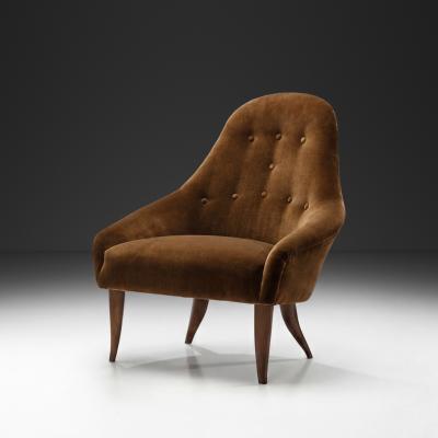 Kerstin H rlin Holmquist Kerstin H rlin Holmquist Lilla Eva Chair for Nordiska Kompaniet Sweden 1950s