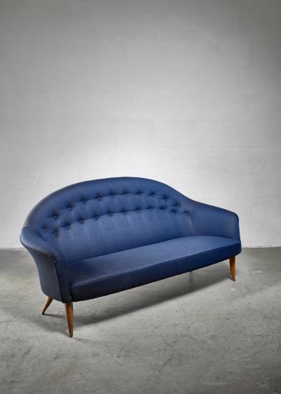 Kerstin H rlin Holmquist Kerstin Holmquist blue 3 seater Paradiset sofa