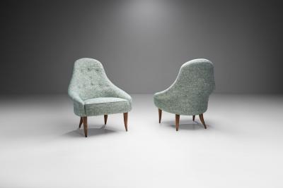 Kerstin H rlin Holmquist Little Eva Easy Chairs by Kerstin H rlin Holmquist Sweden 1950