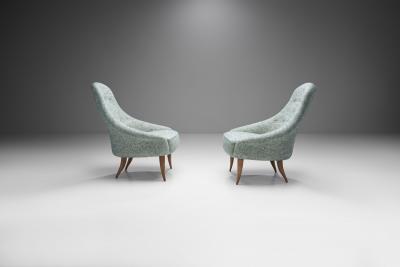 Kerstin H rlin Holmquist Little Eva Easy Chairs by Kerstin H rlin Holmquist Sweden 1950