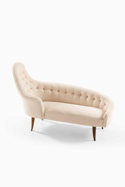 Kerstin H rlin Holmquist Lustg rden Daybed in Beech Boucl by Kerstin H rlin Holmquist 1950s