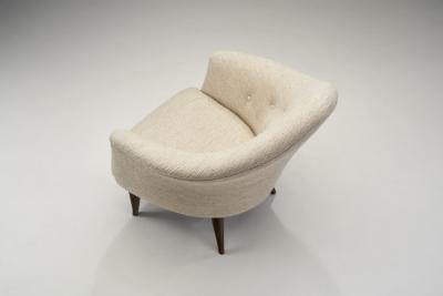 Kerstin H rlin Holmquist Pair of Kerstin H rlin Holmquist Little Adam Armchairs Sweden 1950s