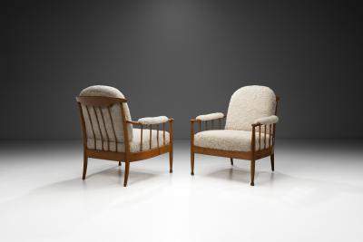 Kerstin H rlin Holmquist Pair of Skrindan Armchairs by Kerstin H rlin Holmquist Sweden 1960s