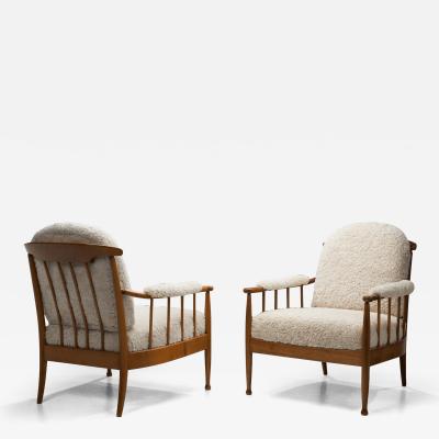 Kerstin H rlin Holmquist Pair of Skrindan Armchairs by Kerstin H rlin Holmquist Sweden 1960s