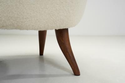 Kerstin H rlin Holmquist Stora Eva Armchairs by H rlin Holmquist for Nordiska Kompaniet Sweden 1950s
