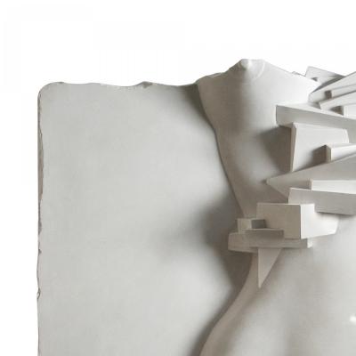 Kevin Kelly White Resin Nude Torso Sculpture