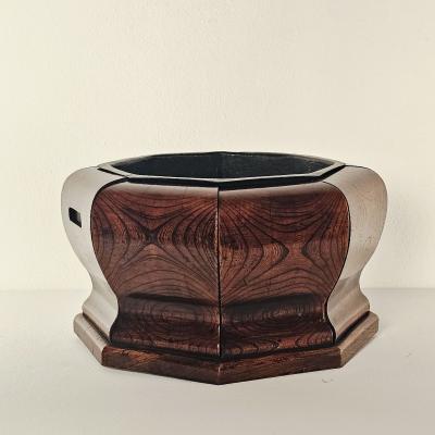 Keyaki Wood Japanese Hibachi Edo Period circa 1820