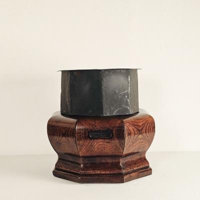 Keyaki Wood Japanese Hibachi Edo Period circa 1820