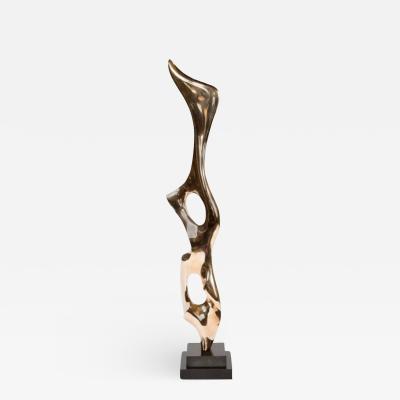 Kieff Antonio Grediaga Polished bronze sculpture by Kieff