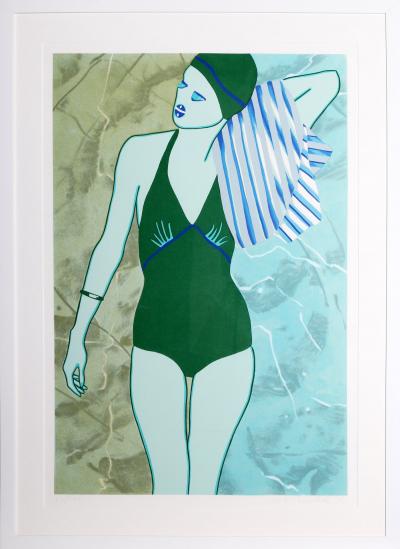 Kiki Kogelnik Bathing in Green