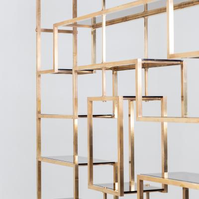 Kim Moltzer Modernist Brass Etagere