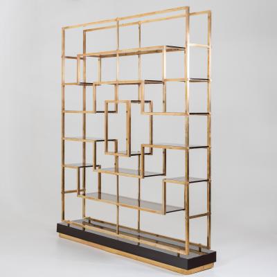 Kim Moltzer Modernist Brass Etagere
