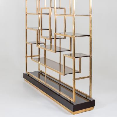 Kim Moltzer Modernist Brass Etagere