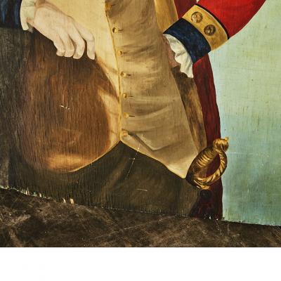 King George III Pub Sign Painting