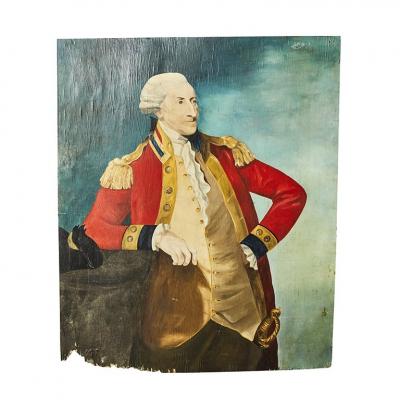 King George III Pub Sign Painting