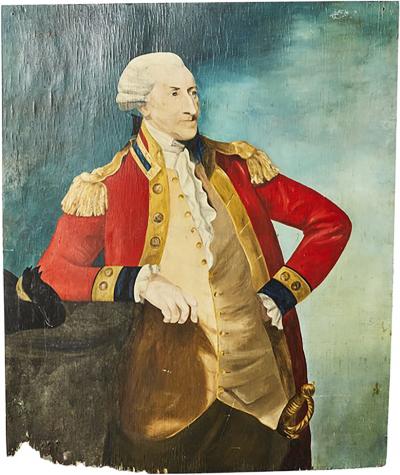 King George III Pub Sign Painting