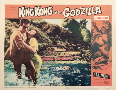 King Kong vs Godzilla 1962 Vintage Lobby Card 1