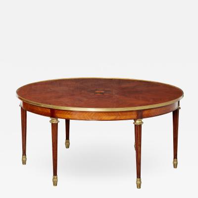 Kingwood and ormolu antique French parquetry centre table