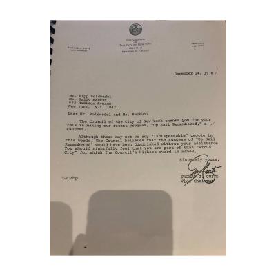 Kipp Soldwedel Operation Sail New York Harbour Oil Painting