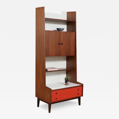 Kipp Stewart Kipp Stewart Lacquered Walnut Bookshelf for Glenn of CA