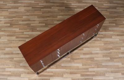 Kipp Stewart Kipp Stewart Rosewood Chrome Dresser for Directional