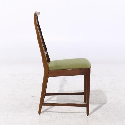 Kipp Stewart Kipp Stewart for Directional Mid Century Walnut Dining Chairs Set of 6