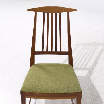 Kipp Stewart Kipp Stewart for Directional Mid Century Walnut Dining Chairs Set of 6