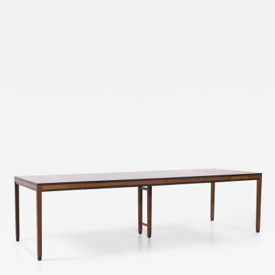 Kipp Stewart Kipp Stewart for Directional Style Walnut Parsons Expanding Table with 4 Leaves