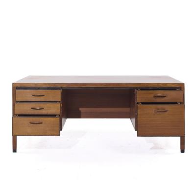 Kipp Stewart Kipp Stewart for Directional by Calvin Mid Century Walnut Executive Desk