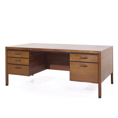 Kipp Stewart Kipp Stewart for Directional by Calvin Mid Century Walnut Executive Desk