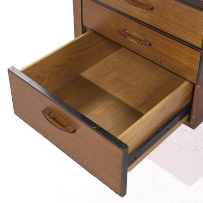 Kipp Stewart Kipp Stewart for Directional by Calvin Mid Century Walnut Executive Desk