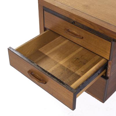 Kipp Stewart Kipp Stewart for Directional by Calvin Mid Century Walnut Executive Desk