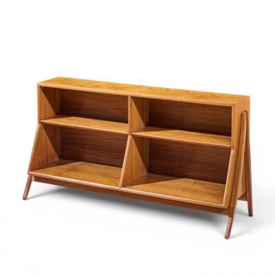 Kipp Stewart Kipp Stewart for Drexel Declaration Mid Century Walnut Bookcase Shelf