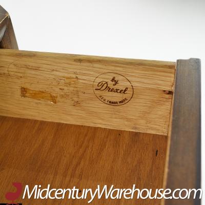 Kipp Stewart Kipp Stewart for Drexel Declaration Mid Century Walnut Corner Desk