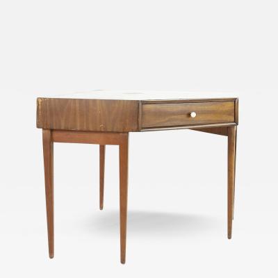 Kipp Stewart Kipp Stewart for Drexel Declaration Mid Century Walnut Corner Desk